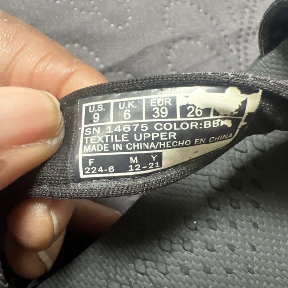 Skechers Sandals SZ 9 On The Go 600 Brilliancy Ankle Strap Black Grey Outdoor - Picture 10 of 10